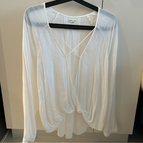 White long flow top from Urban Outfitters - Picture 4 of 5